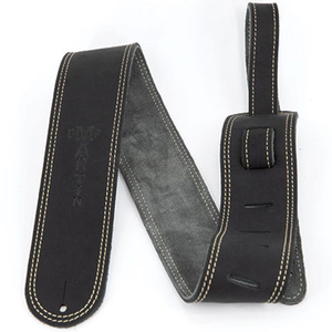 Martin Black Ball Glove Leather Guitar Strap