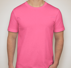 Bella + Canvas Jersey T-shirt - Charity Pink