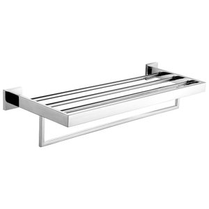KWC DVS Cubus CUBX012HP Wall Mounted Double Towel Rack