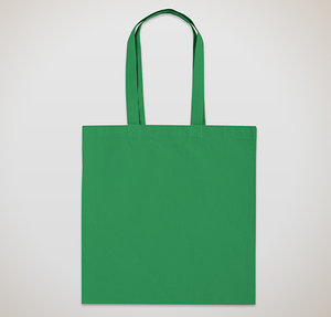 Lightweight 100% Cotton Tote Bag - Kelly