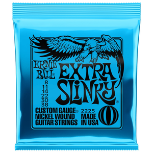 Ernie Ball Extra Slinky Nickel Wound Electric Guitar Strings - (8-38)