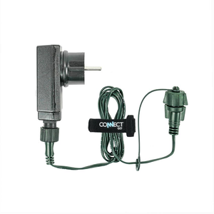 ConnectGo® Small Transformer, EU Plug, Green Cable