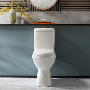 Milano Select - White Modern High Rise Disabled Doc M WC Toilet and Cistern