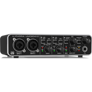 Behringer U-Phoria UMC204HD 2x4 USB Audio Interface (24-Bit/192kHz)