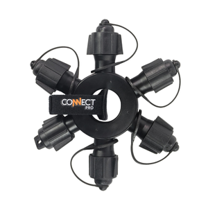 ConnectPro® 5 Port Ring Connector, Connectable, Black or White