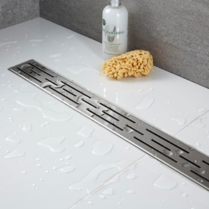 Milano - 1200mm Linear Stainless Steel Shower Drain with Grate