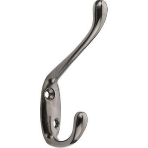 Hat & Coat Hook - Black Nickel - Wall/Door Mountable - Decohooks