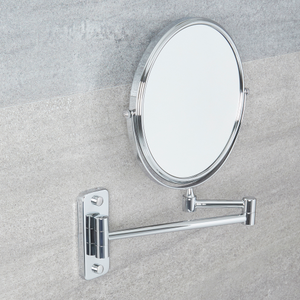 Milano Mirage - Modern Wall Mounted Shaving Mirror - Chrome