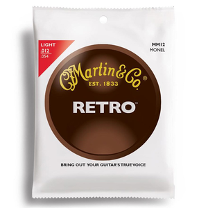 Martin MM12 Retro Light Monel Acoustic Guitar Strings 12-54