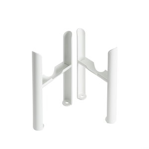 Milano Windsor - White Floor-Mounting Feet for Traditional 4 Column Windsor Radiators