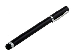 Universal Finger-Touch Stylus & Ball-Point Pen - Night Black