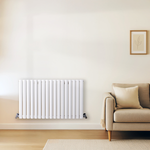 Milano Aruba - Horizontal Designer Radiator - Double Panel - 600mm x 1000mm - White