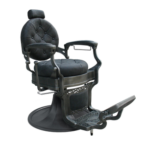 Mirplay Clint Vintage Style Barber Chair Black