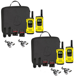 Motorola T92  Waterproof Walkie Talkie Two Way Radio H20 -  Quad Pack