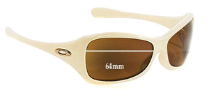 Sunglass Fix Replacement Lenses for Oakley Grapevine - 64mm Wide