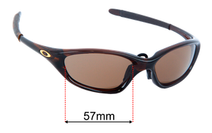 Sunglass Fix Replacement Lenses for Oakley Twenty XX OO9157 (2000) - 57mm Wide