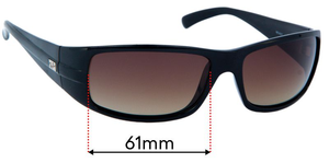 Sunglass Fix Replacement Lenses for Ray-Ban RB4057 - 61mm Wide