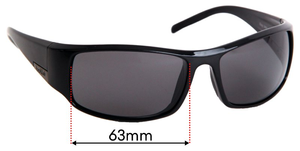 Sunglass Fix Replacement Lenses for Bolle King - 63mm Wide
