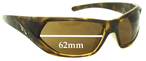 Sunglass Fix Replacement Lenses for Arnette Slander AN4108 - 62mm Wide