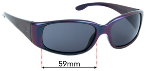 Sunglass Fix Replacement Lenses for Bolle Habu - 59mm Wide