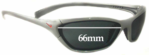 Sunglass Fix Replacement Lenses for Nike EV0011 Interchange Square - 66mm Wide