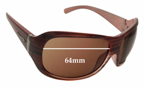 Sunglass Fix Replacement Lenses for Arnette Myth AN4090 - 64mm Wide