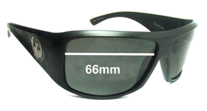 Sunglass Fix Replacement Lenses for Dragon Calavera - 66mm Wide