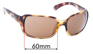Sunglass Fix Replacement Lenses for Ray-Ban RB4068 - 60mm Wide