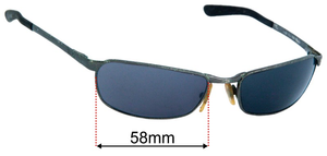 Sunglass Fix Replacement Lenses for Ray-Ban RB3190 - 58mm Wide