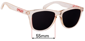 Sunglass Fix Replacement Lenses for Oakley Frogskins Collectors (RARE) - 55mm Wide