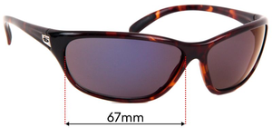 Sunglass Fix Replacement Lenses for Bolle Venom - 67mm Wide