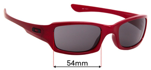 Sunglass Fix Replacement Lenses for Oakley (4 + 1)² Squared OO9214 - 54mm Wide