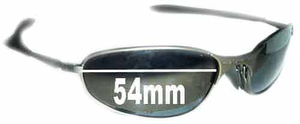Sunglass Fix Replacement Lenses for Oakley A-Wire 1.0 - 54mm Wide