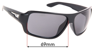 Sunglass Fix Replacement Lenses for Arnette Bluto AN4136 - 69mm Wide