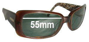 Sunglass Fix Replacement Lenses for Oroton Roma - 55mm Wide