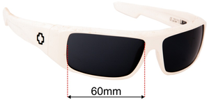 Sunglass Fix Replacement Lenses for Spy Optic Logan - 60mm Wide