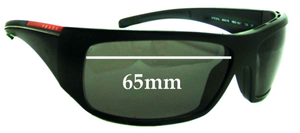 Sunglass Fix Replacement Lenses for Prada SPS01L - 65mm Wide