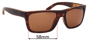 Sunglass Fix Replacement Lenses for Arnette Dropout AN4176 - 58mm Wide