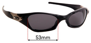 Sunglass Fix Replacement Lenses for Oakley Valve 1.0 - 53mm Wide