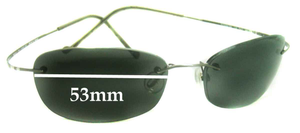 Sunglass Fix Replacement Lenses for Maui Jim MJ503 Wailea - 53mm Wide