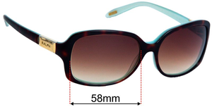 Sunglass Fix Replacement Lenses for Ralph Lauren RA 5130 - 58mm Wide