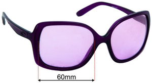 Sunglass Fix Replacement Lenses for Oakley Beckon OO9125 - 60mm Wide