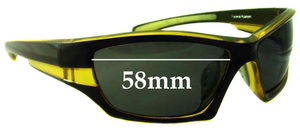 Sunglass Fix Replacement Lenses for Ocean Eyewear Ocean - 58mm Wide