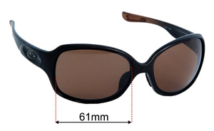 Sunglass Fix Replacement Lenses for Oakley Drizzle OO9159 - 61mm Wide