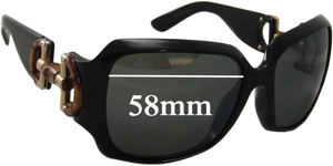 Sunglass Fix Replacement Lenses for Gucci GG2969 - 58mm Wide
