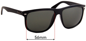 Sunglass Fix Replacement Lenses for Ray-Ban RB4147 Boyfriend - 56mm Wide