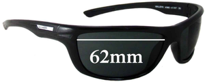 Sunglass Fix Replacement Lenses for Arnette Walleye AN4145 - 62mm Wide