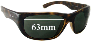Sunglass Fix Replacement Lenses for Ray-Ban RB4177 - 63mm Wide