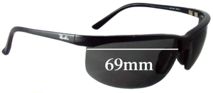 Sunglass Fix Replacement Lenses for Ray-Ban RB4021 - 69mm Wide