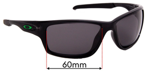 Sunglass Fix Replacement Lenses for Oakley Canteen OO9225 - 60mm Wide